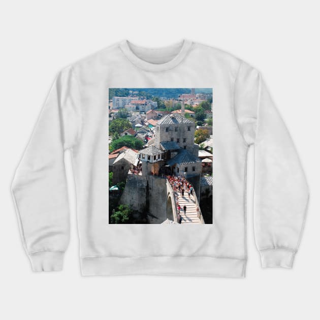 Stari Most Crewneck Sweatshirt by jojobob